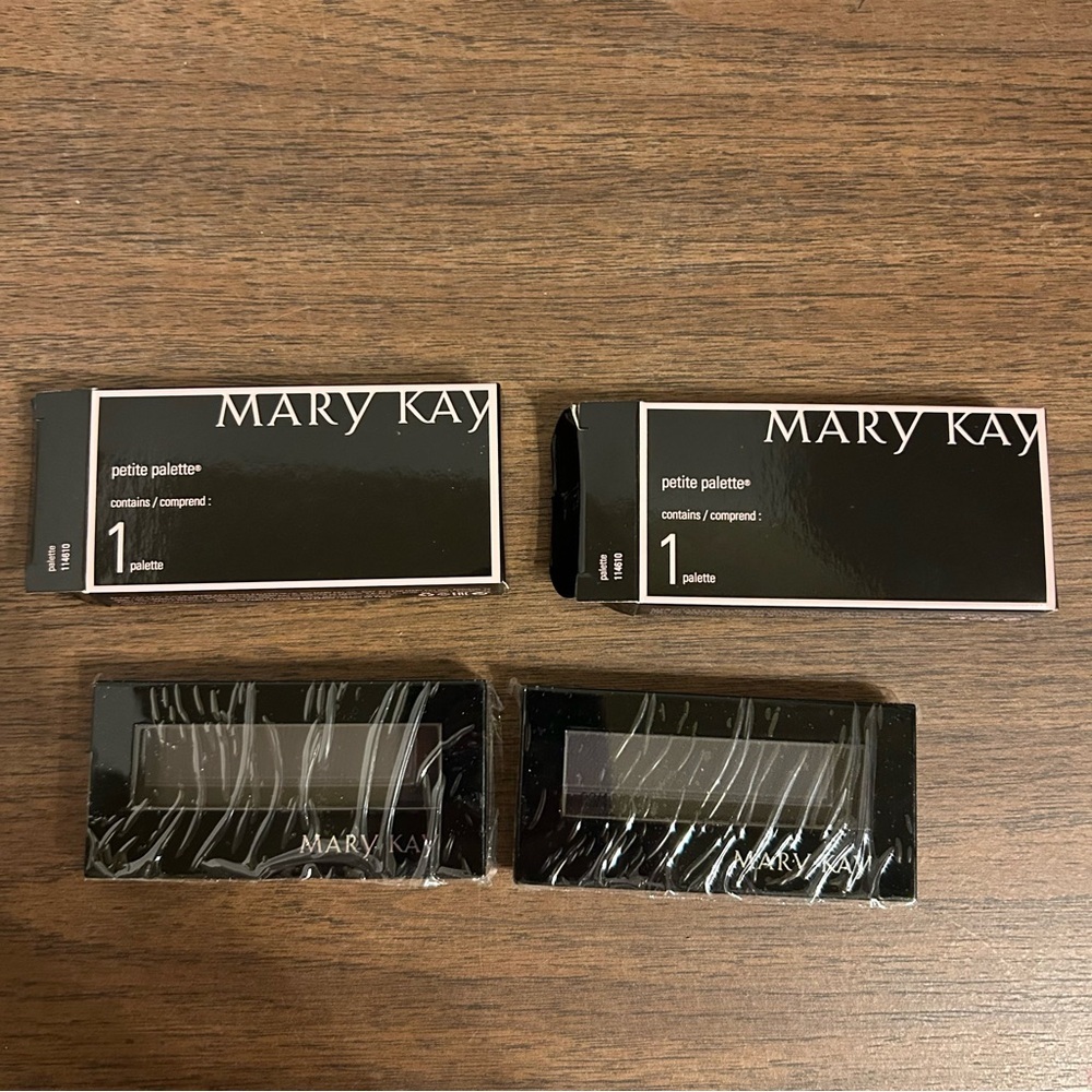 Lot Of 2 Mary Kay Empty Refillable Petite Palette #114610 Compact New in Box